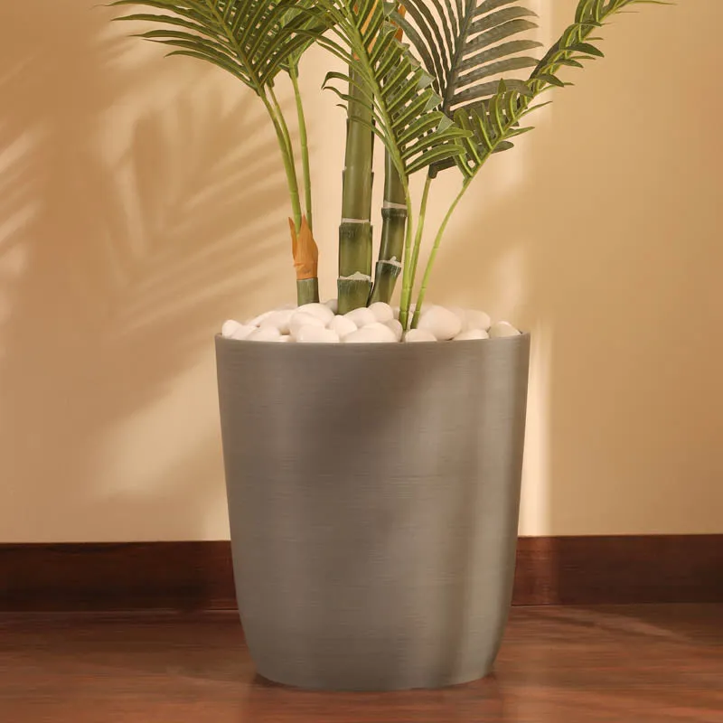 Leaf Nest Planter (Slate Grey) - Medium media 4
