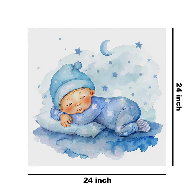 Sleeping Baby Poly Canvas Wall Painting media 9