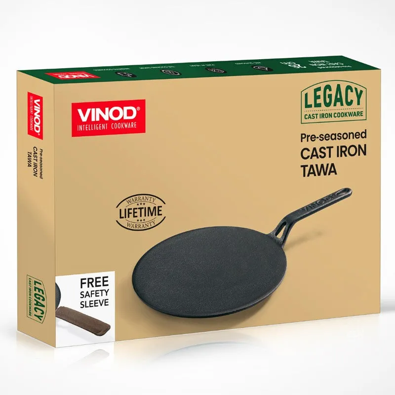 Vinod Forza Cast Iron Roti Tawa - 16 Inches media 7