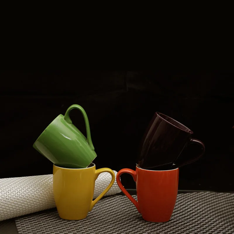 Siyara Porcelain Coffee Mug (300 mL Each) - Set of Four media 4