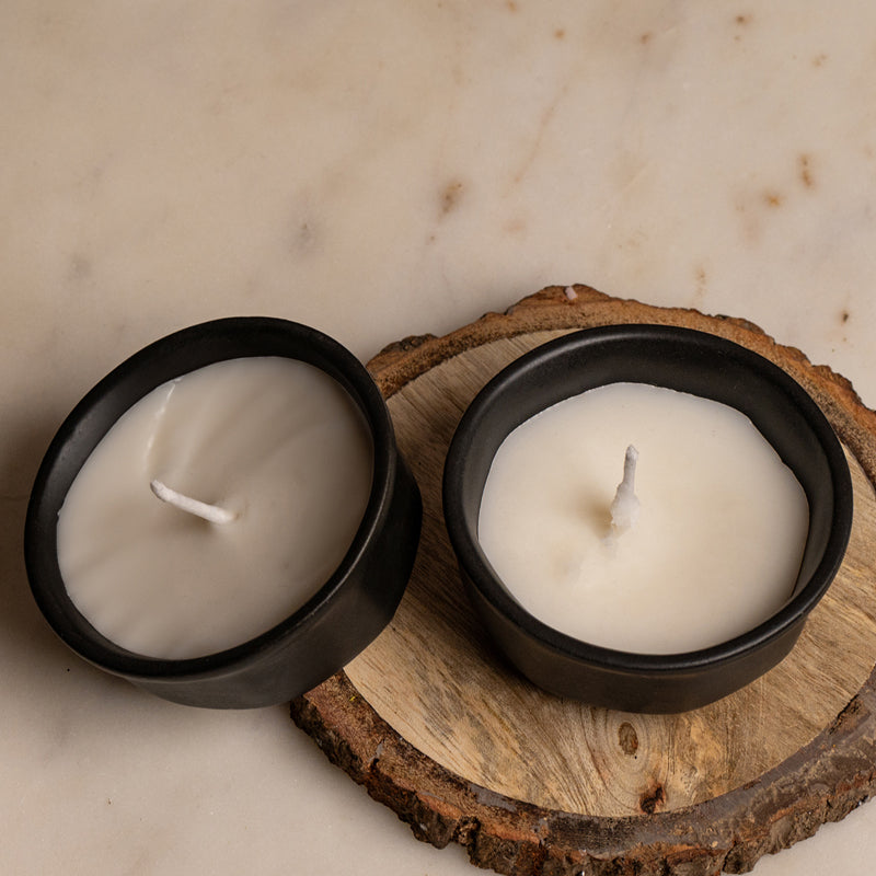 Amy Jasmine Scented Candle - Set Of Two media 4