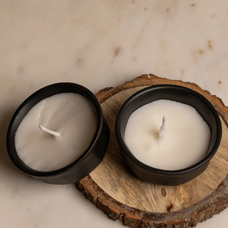 Amy Jasmine Scented Candle - Set Of Two media 4
