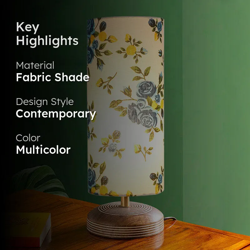 Savera Rosa Fabric Table Lamp - Multicolor media 2