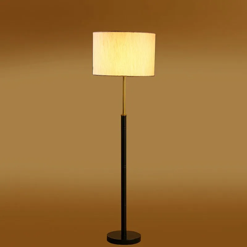 Nordic Glow Wooden Floor Lamp - Beige media 7