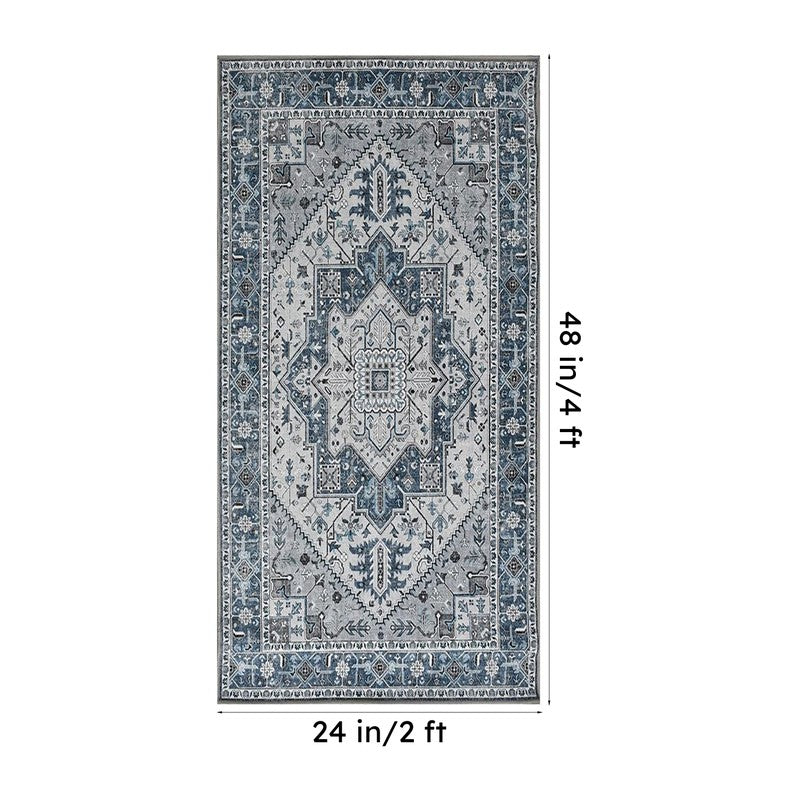 Zivar Velvet Rectangle Anti-Skid Carpet media 8