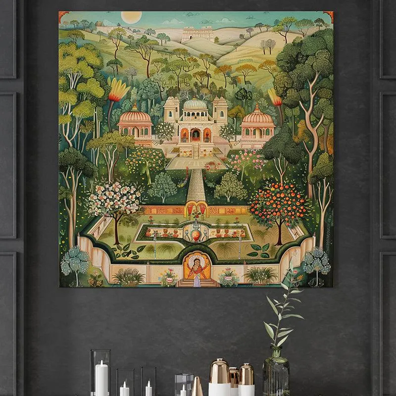 Natural Embrace of Palace Wall Painting media 1