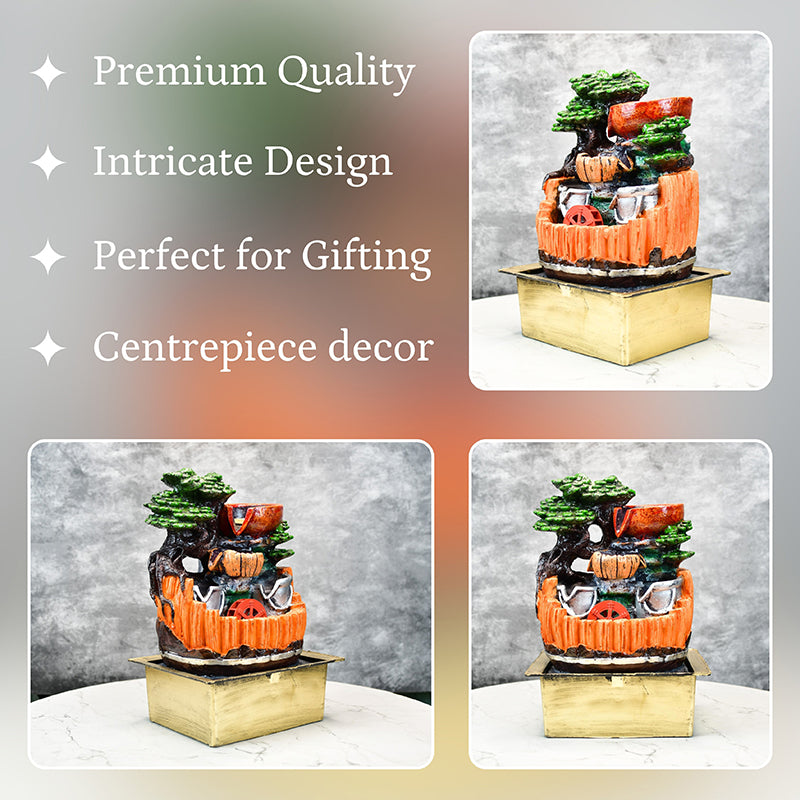 Cottage Waterfalls Tabletop Fountain media 3