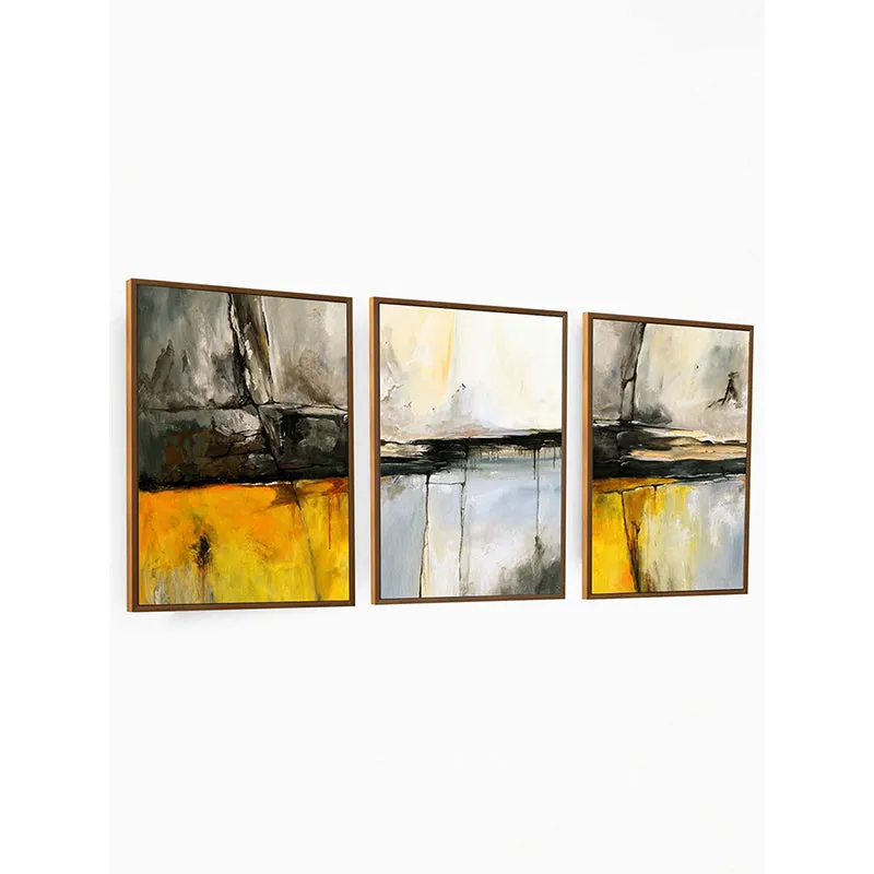 Astura Chrome Wall Painting - Set Of Three media 4