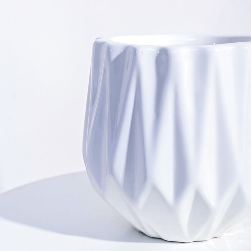 Ugaoo Precious Horcrux White Ceramic Pot media 4