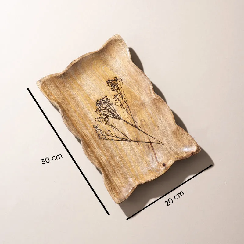 Triven I Handcrafted Mango Wood Platter media 5