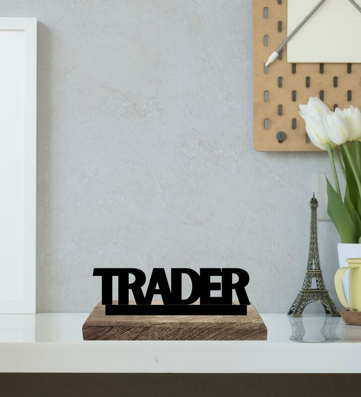 Trader's Triumph Typography Showpiece - Set Of Two media 4