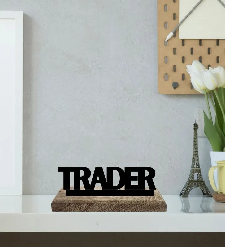Trader's Triumph Typography Showpiece - Set Of Two media 4
