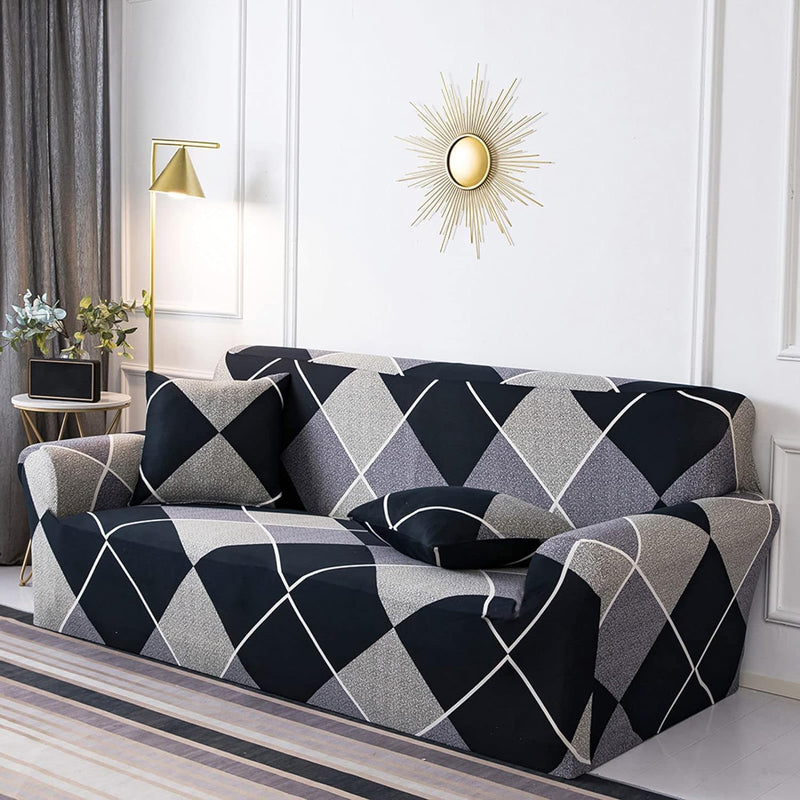 Checker Dream Sofa Cover media 3