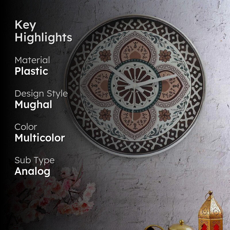 Ethnic Parade Wall Clock media 2