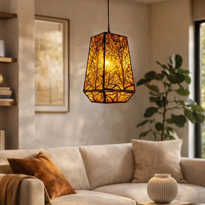 Stellar Glow Metal Ceiling Lamp