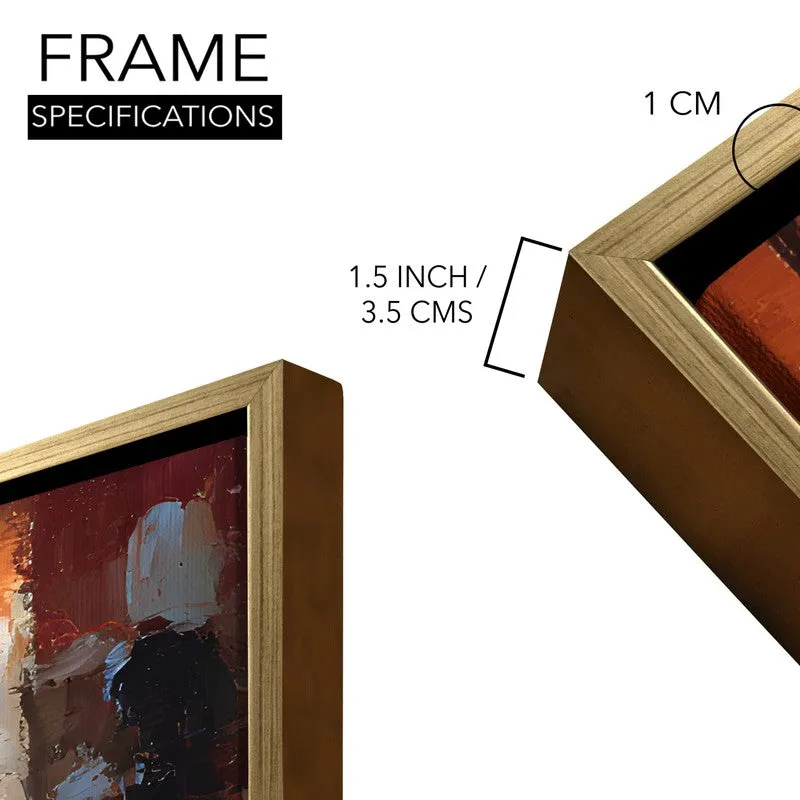 Rustic Serenade Canvas Wall Painting With Frame media 8