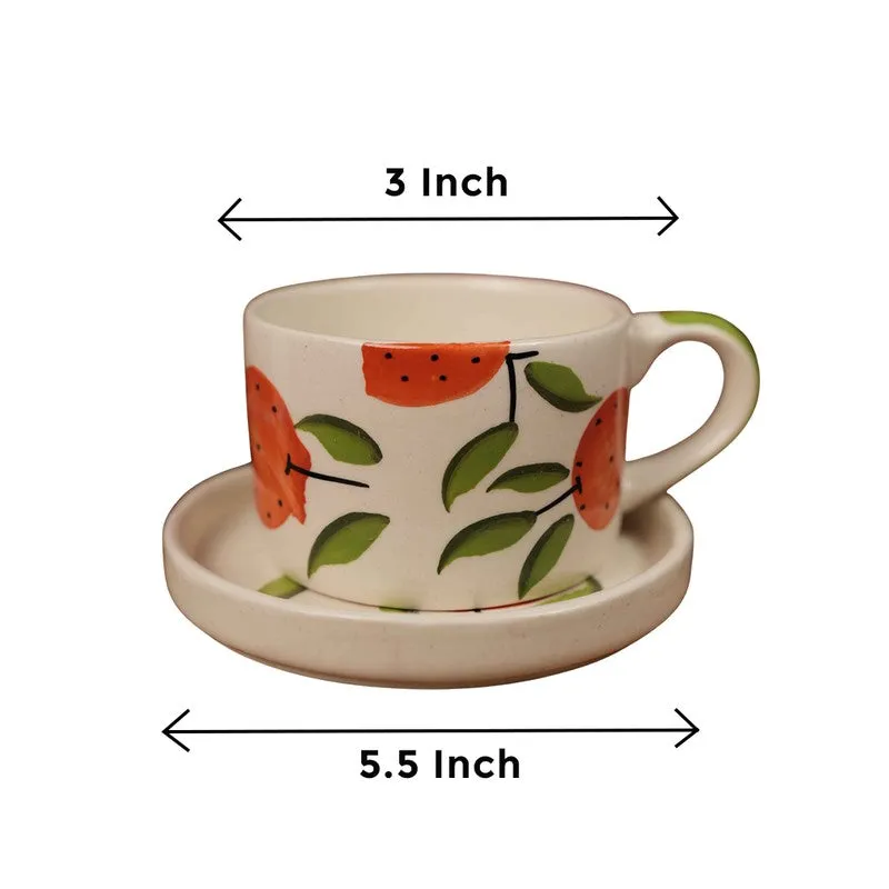 Holly Ceramic Coffee Mug (200 mL) - Two Piece Set media 7