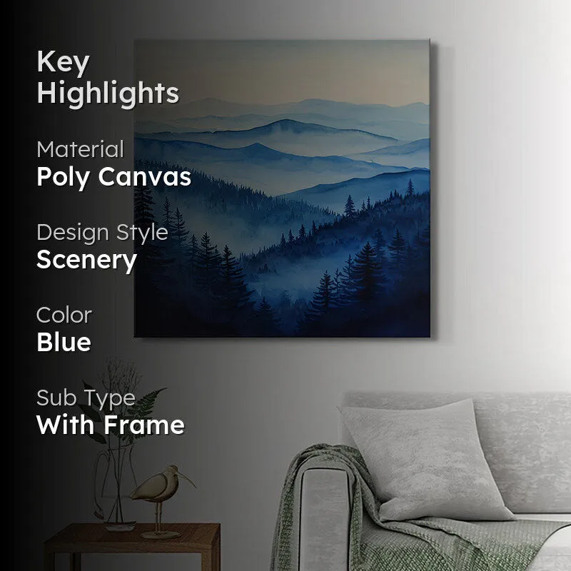 Misty Alps Wall Painting media 2