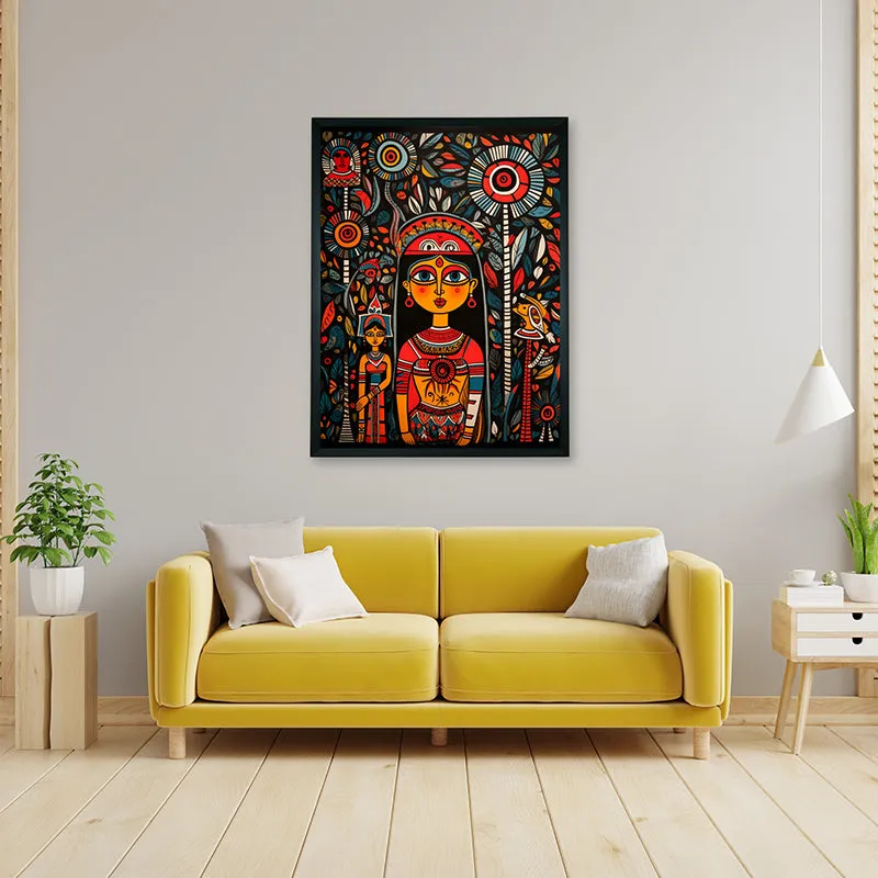 Divine Tribal Delve Wall Art media 5