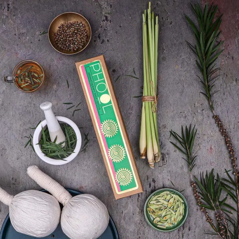 Phool Aromatherapy Combo Pack - Natural Incense Sticks Tea Tree & Lemongrass media 3