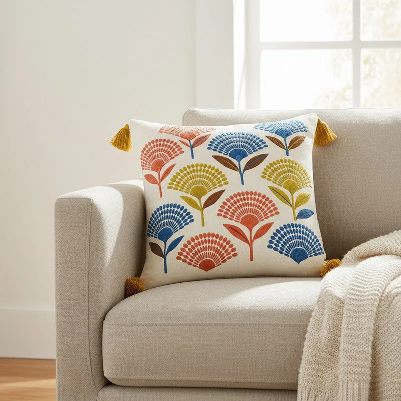 Bloom Gallery Embroidered cushion cover media 3