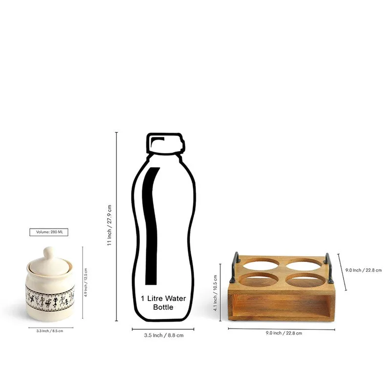 Creamora Ceramic Jar Set - Five Piece Set media 9