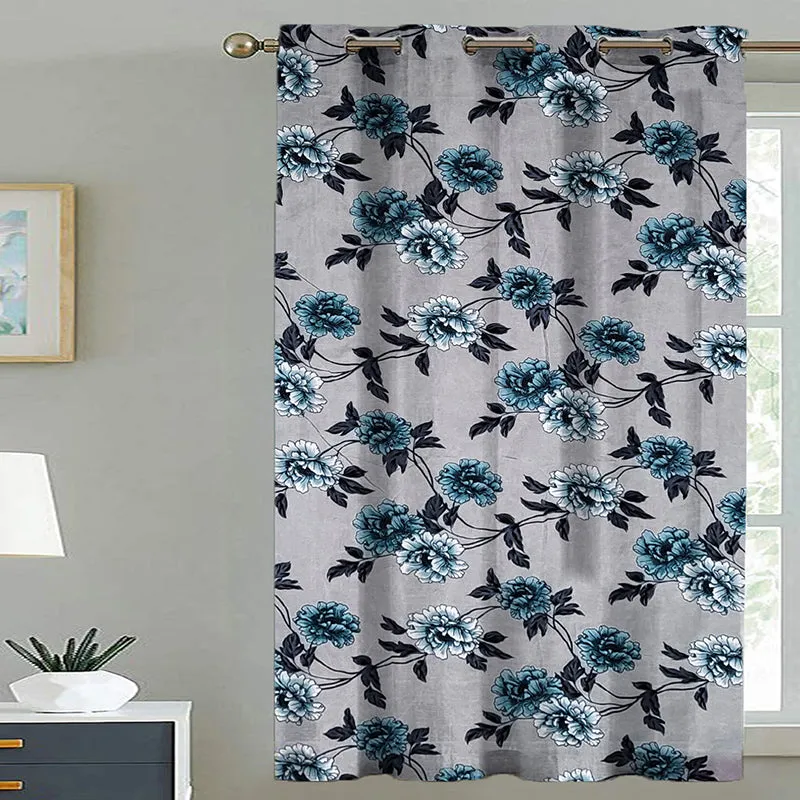 Giada Floral Cotton Curtain media 1