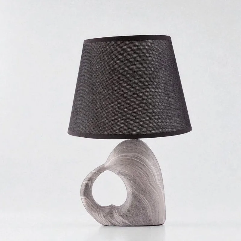 AarviDecor Monroe Decorative Cotton Table Lamp - Black media 5