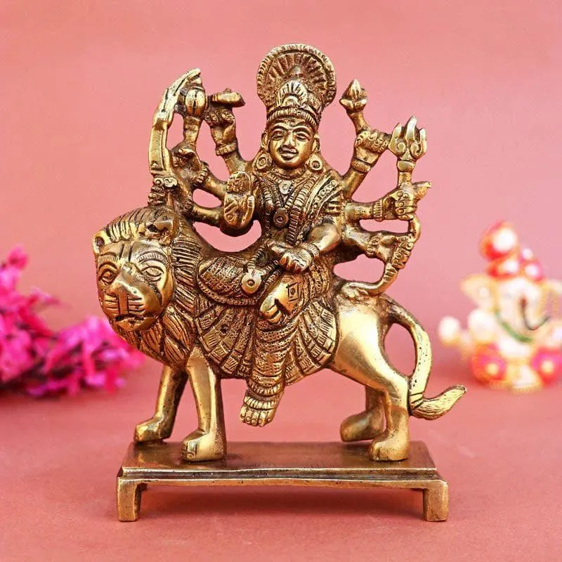 Durga Maa Brass Idol media 1