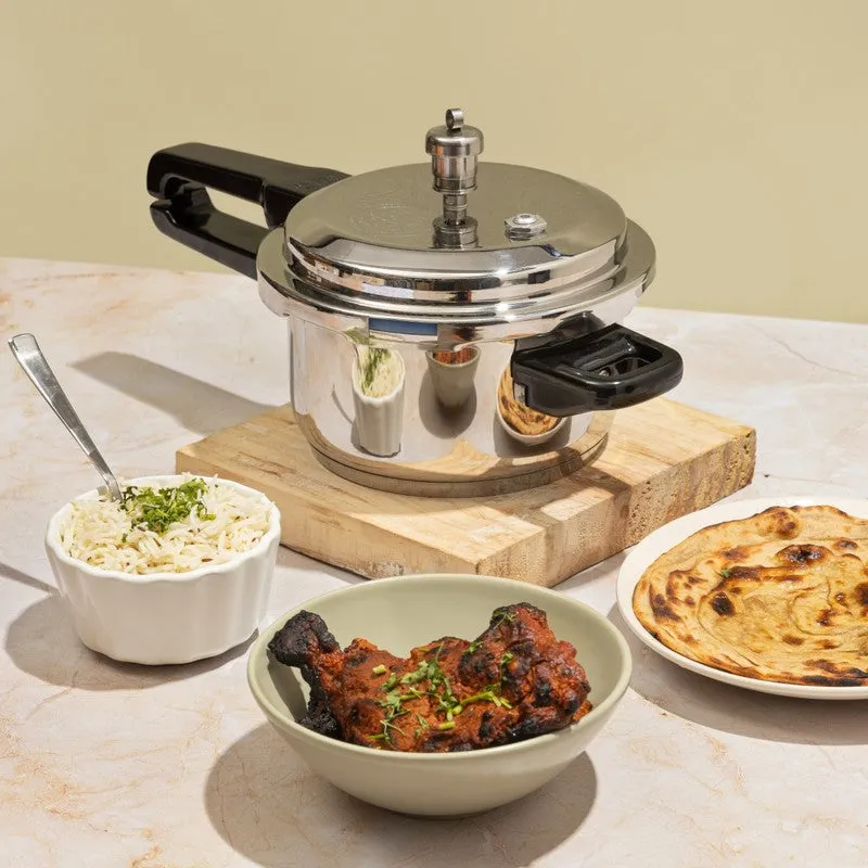 Vinod Brinox Pressure Cooker Stainless Steel - 3000 mL media 1