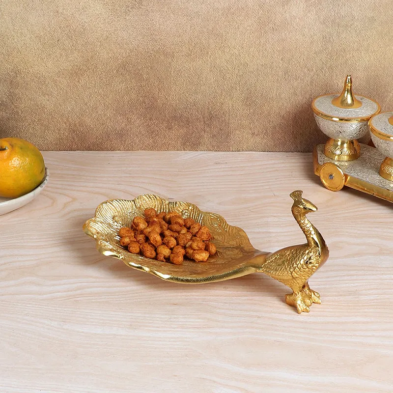 Ccile Aluminum Platter - Gold media 1