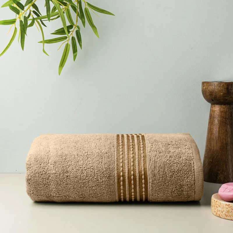 Micro Cotton LuxeDry Soothe Bath Towel - Brown media 3