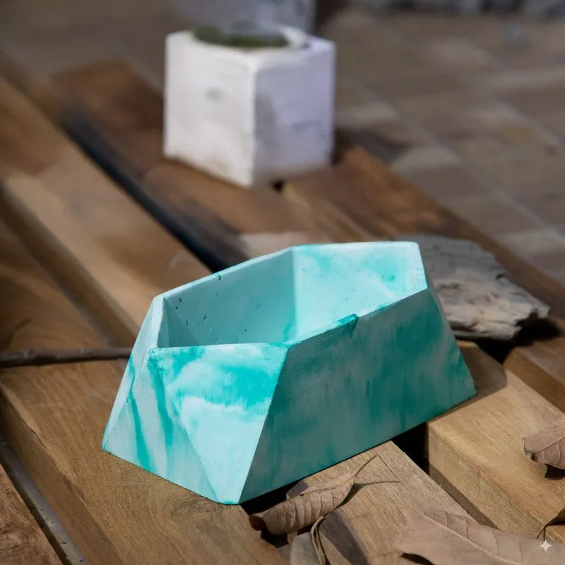 Trapex Concrete Planter - Green media 4