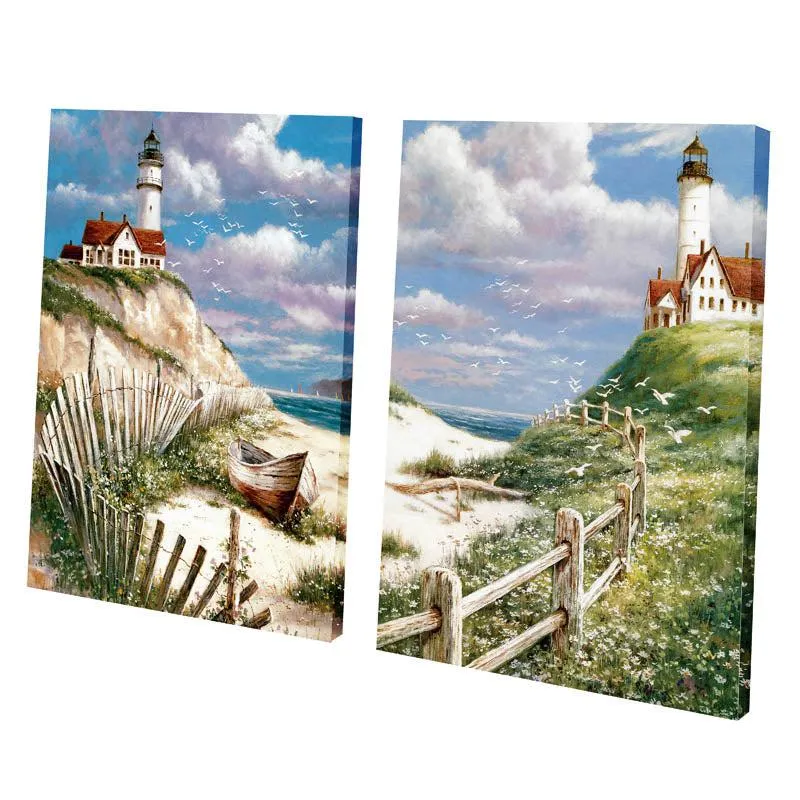 Cliff House Wall Art - Set Of Two media 4
