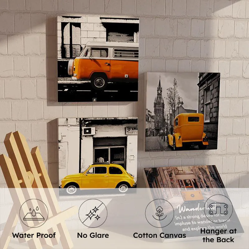 Vintage Wheels Wall Art - Set Of Four media 6
