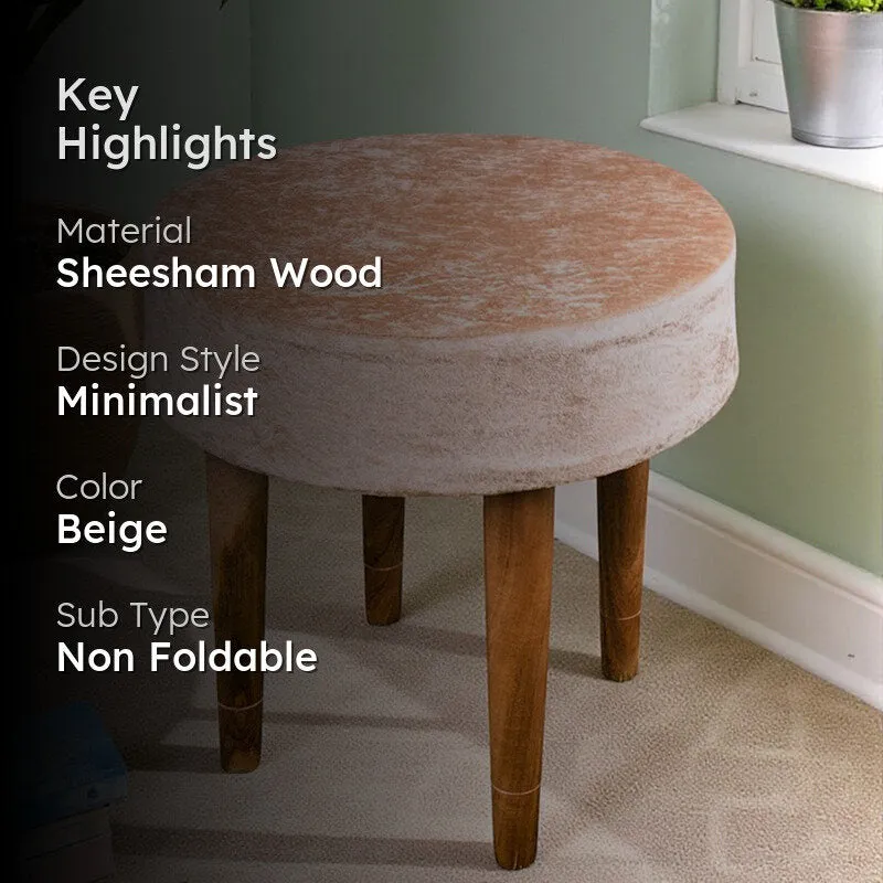 Pavex Sheesham Wooden Bench - Beige media 2