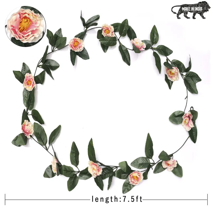 Fiora Artificial Poppy Rose Creeper (Multicolor) Set of Five media 6