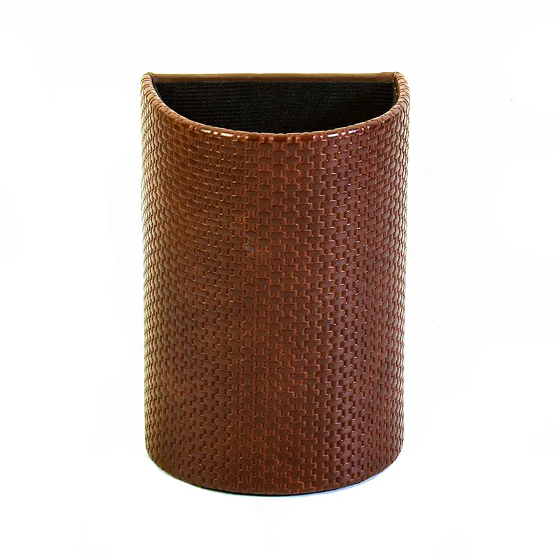 Tishue Faux Leather Cutlery Stand - Brown media 6
