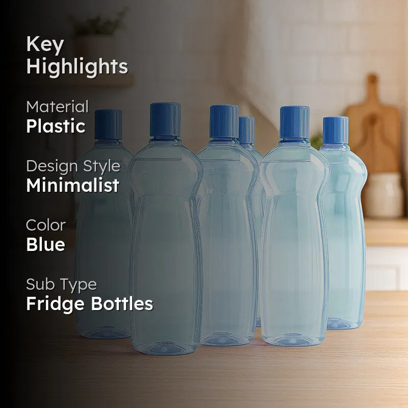 Milton Vessla Bottle (Blue, 1000 mL Each) - Set Of Six media 2