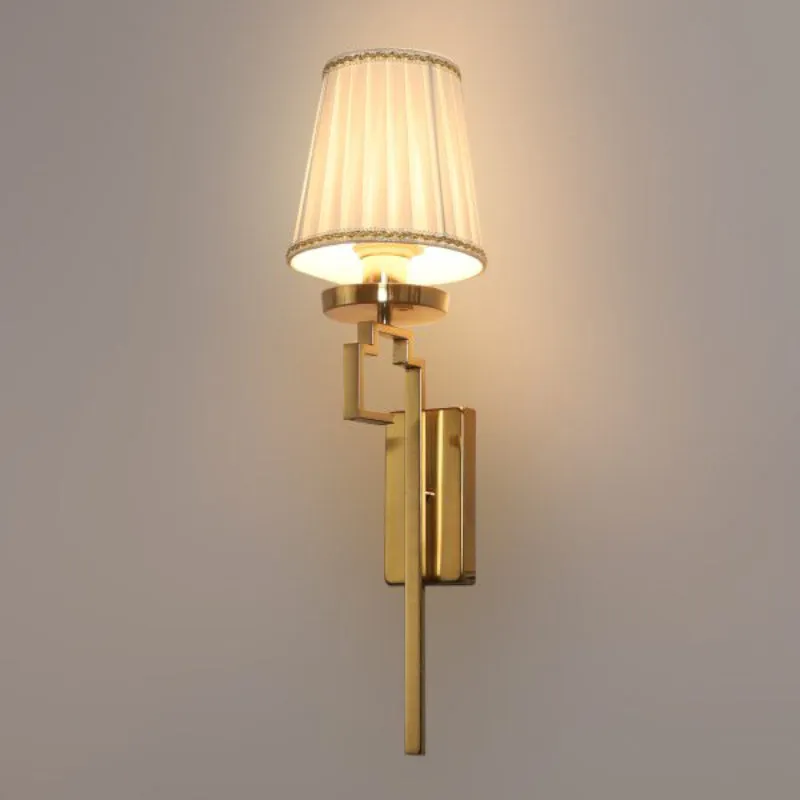 Marco Fabric & Metal Wall Lamp media 1