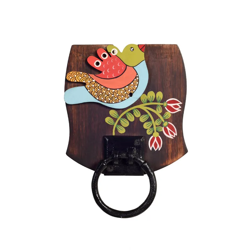 Maina Madhubani Towel Hanger media 4
