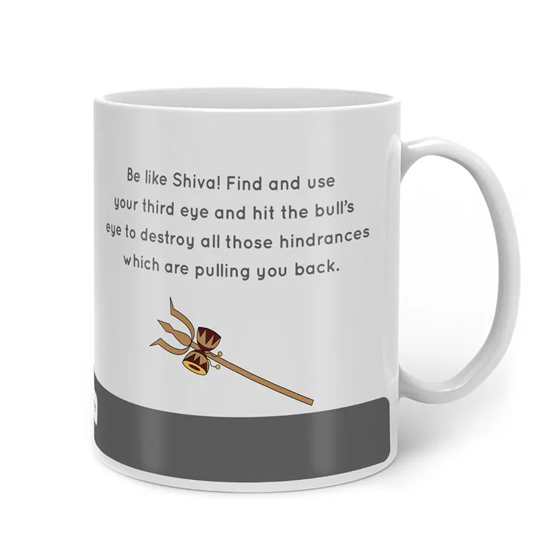 Whimsy Cute Shiva Ceramic Coffee Mug - 300 mL media 4
