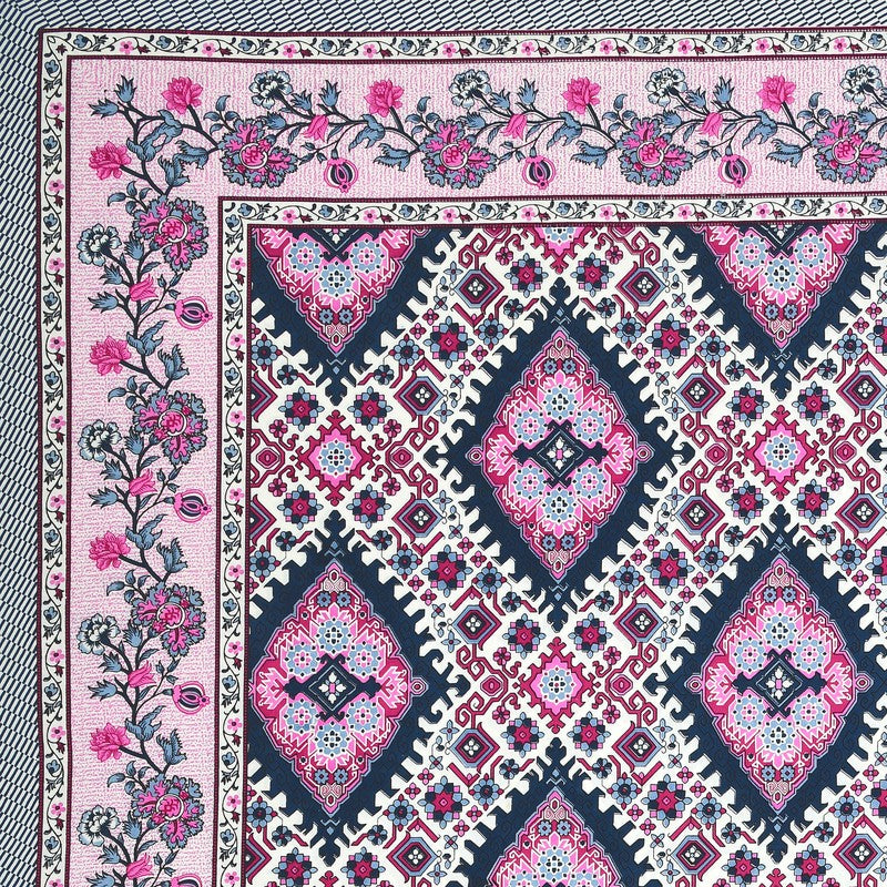 PrestigeSleep Cotton Bedsheet (Pink) - 144 TC media 5