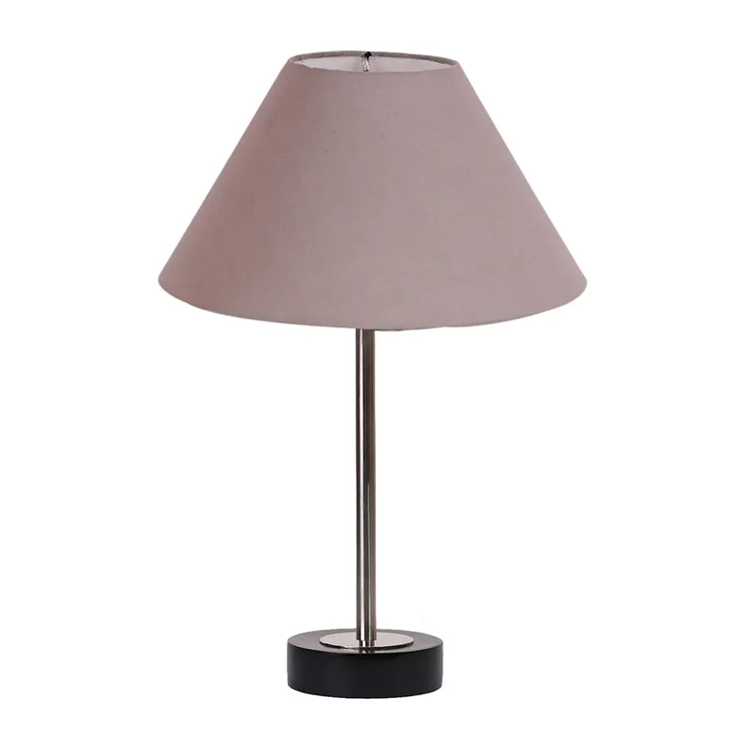 Cotin II Rodin Wooden Table Lamp - Grey,Silver,Black media 4