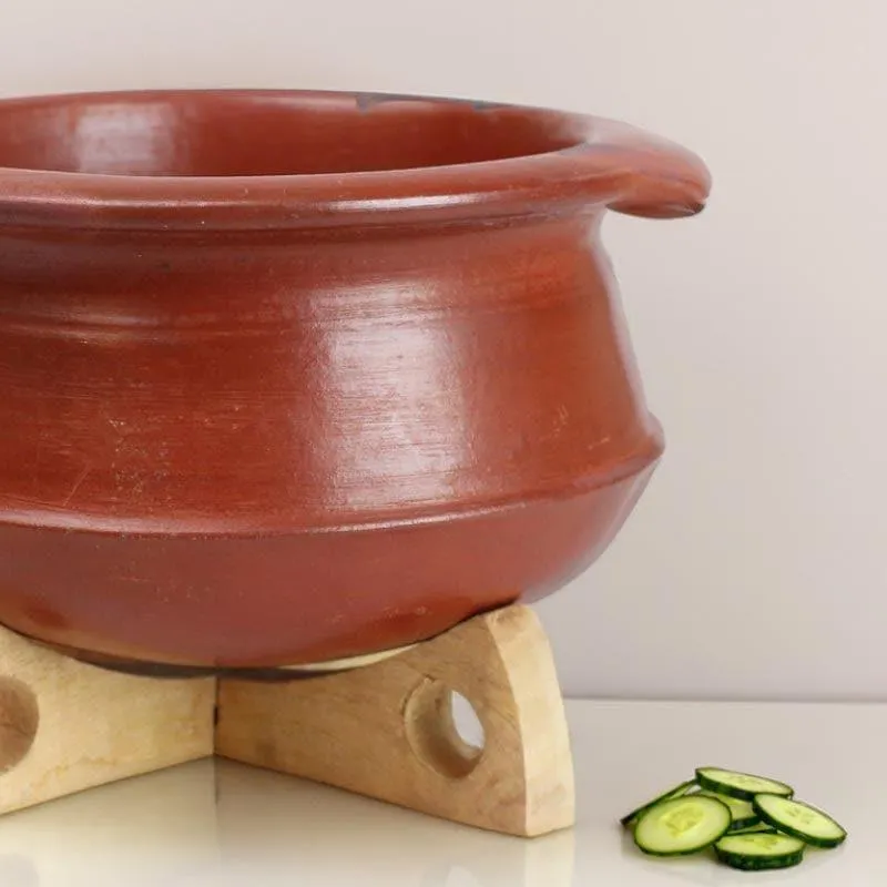 Denara Clay Pot Brown 2000 mL / 8 Inches media 3