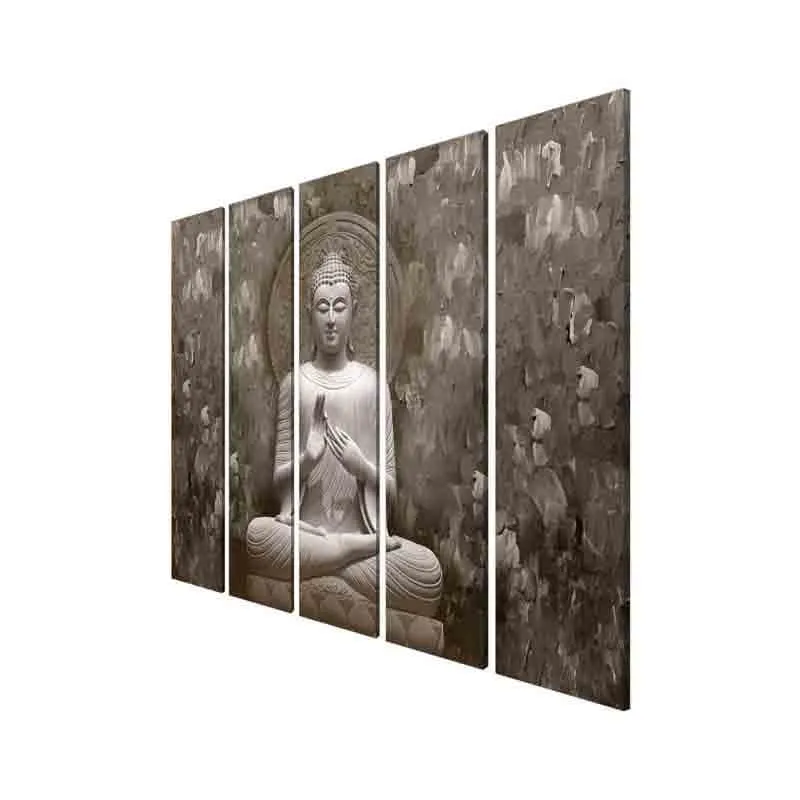Buddha At Peace Wall Art - Five Piece Set media 6