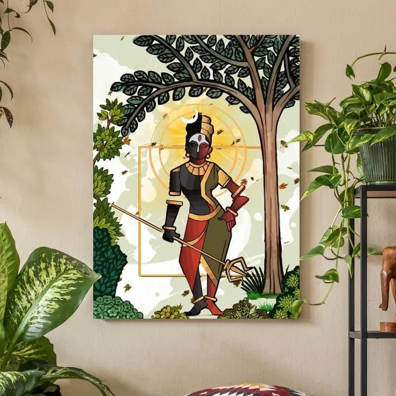Ardhanarishwara Charm Wall Painting media 3