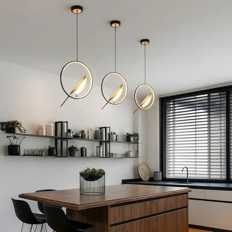 Halo Bird Metal Ceiling Lamp media 7