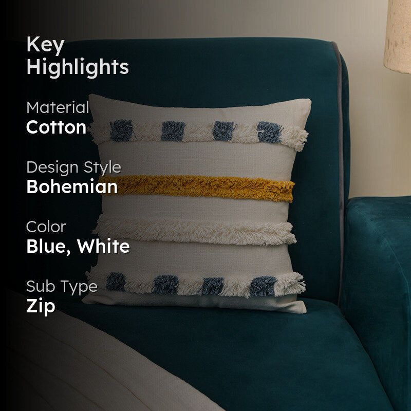 Ridge Soft Tufted Cushion Cover media 2