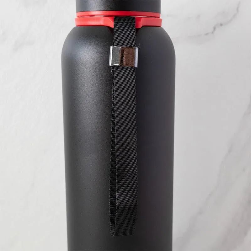Aqueous Hot & Cold Thermos Water Bottle (Black) - 750 mL media 4